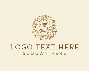 Coffee Tea Cafe  logo design