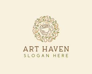 Coffee Tea Cafe  logo design