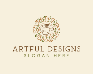 Coffee Tea Cafe  logo design