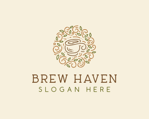 Coffee Tea Cafe  logo design