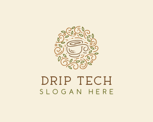 Coffee Tea Cafe  logo design