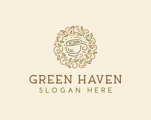 Coffee Tea Cafe  logo design