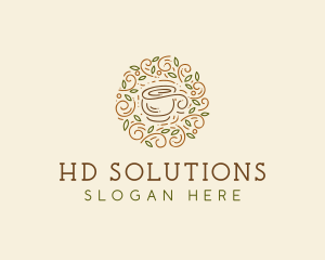 Coffee Tea Cafe  logo design