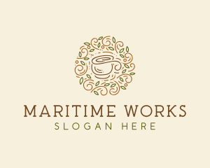 Coffee Tea Cafe  logo design