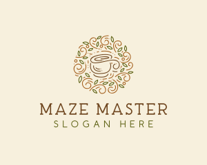 Coffee Tea Cafe  logo design