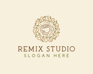 Coffee Tea Cafe  logo design