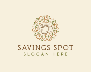 Coffee Tea Cafe  logo design