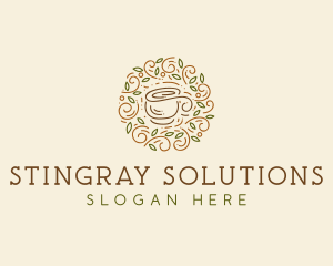 Coffee Tea Cafe  logo design