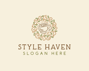 Coffee Tea Cafe  logo design