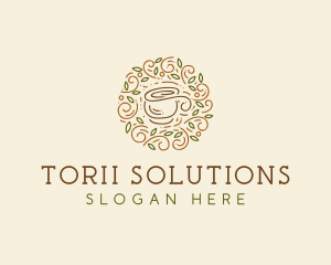 Coffee Tea Cafe  logo design