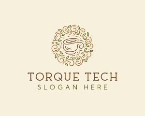 Coffee Tea Cafe  logo design