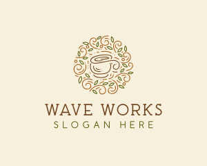 Coffee Tea Cafe  logo design