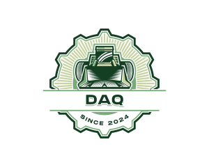 Backhoe - Backhoe Construction Machinery logo design
