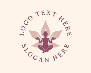 Woman Lotus Wellness Logo