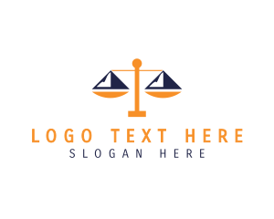 Notary - Mountain Scales of Justice logo design