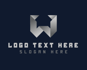 Cyber - Origami Digital Tech logo design