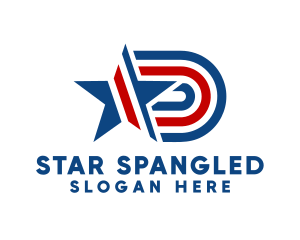 American Country Star logo design