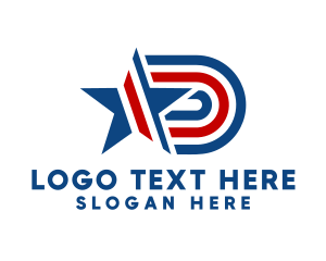 Usa - American Country Star logo design