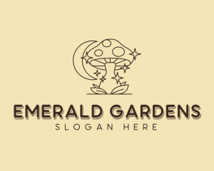 Holistic Herbal Mushroom logo design