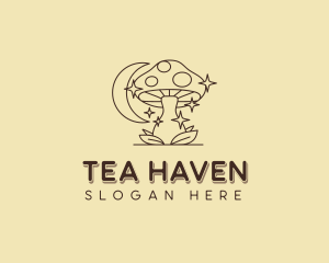 Holistic Herbal Mushroom logo design