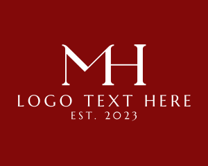 Monogram - Elegant Professional Corporation logo design