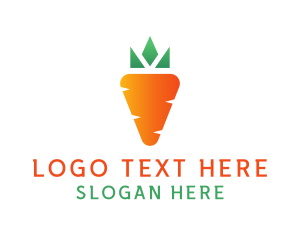 Recipe - Carrot Vegetable Harvest logo design