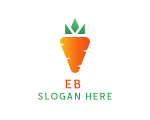 Vegetarian - Carrot Vegetable Harvest logo design