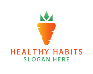 Dietitian - Carrot Vegetable Harvest logo design