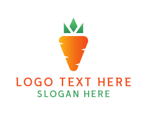 Carrot Vegetable Harvest Logo