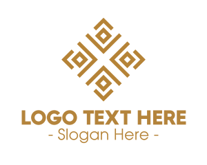 Royal - Royal Ethnic Textile Pattern logo design