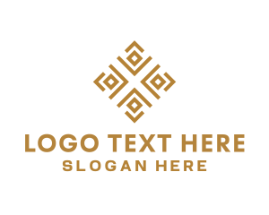 Tribal - Royal Ethnic Textile Pattern logo design