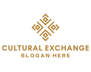 Culture - Royal Ethnic Textile Pattern logo design