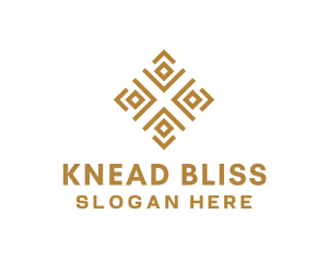 Royal Ethnic Textile Pattern logo design