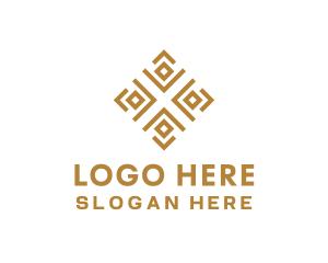 Pattern - Royal Ethnic Textile Pattern logo design