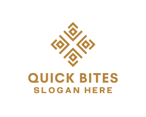 Royal Ethnic Textile Pattern logo design