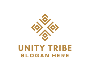 Tribe - Royal Ethnic Textile Pattern logo design