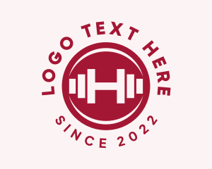 Workout - Workout Fitness Gym Letter H logo design