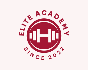 Gym Equipment - Workout Fitness Gym logo design