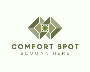 Flooring Tile Design Logo