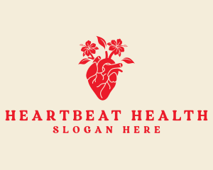 Cardiology - Cardiology Heart Flower logo design