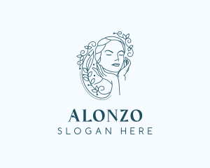 Elegant Female Floral logo design