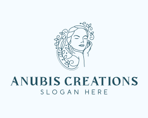 Elegant Female Floral logo design