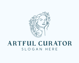 Elegant Female Floral logo design