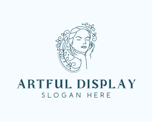 Elegant Female Floral logo design