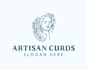 Elegant Female Floral logo design