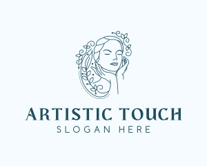 Elegant Female Floral logo design