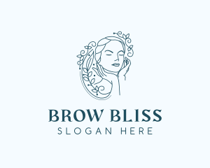 Elegant Female Floral logo design