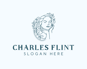 Elegant Female Floral logo design