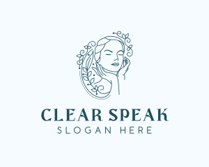 Elegant Female Floral logo design