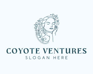 Elegant Female Floral logo design